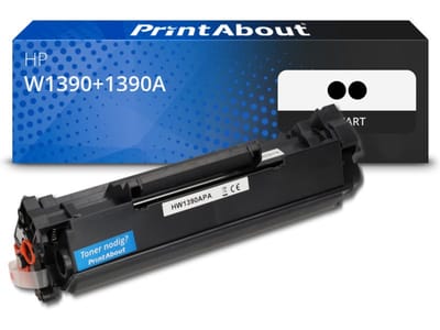 PrintAbout huismerk Toner W1390+1390A (139A) Zwart Multipack geschikt voor HP