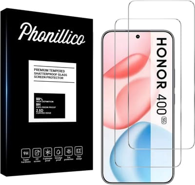 Screenprotector geschikt voor Honor 400 5G - 2 stuks Beschermglas van glas Transparante glazen schermbeschermfolie