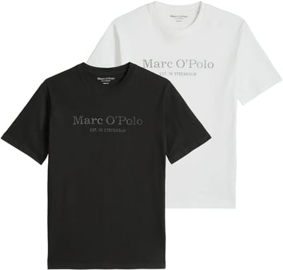 Marc O Polo T-shirt Big-Logo Set van 2