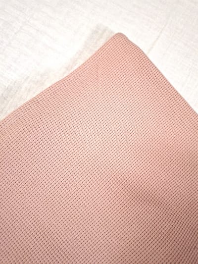 Oogappel Tricot Wafel Deken Wieg 75x100 cm-Roze