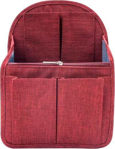 Famanu – Rugzak organizer insert van nylon - universele tasinzet met meerdere vakken - duurzaam materiaal - ideaal voor reizen - school of werk - houdt spullen georganiseerd en overzichtelijk in elke rugzak of tas