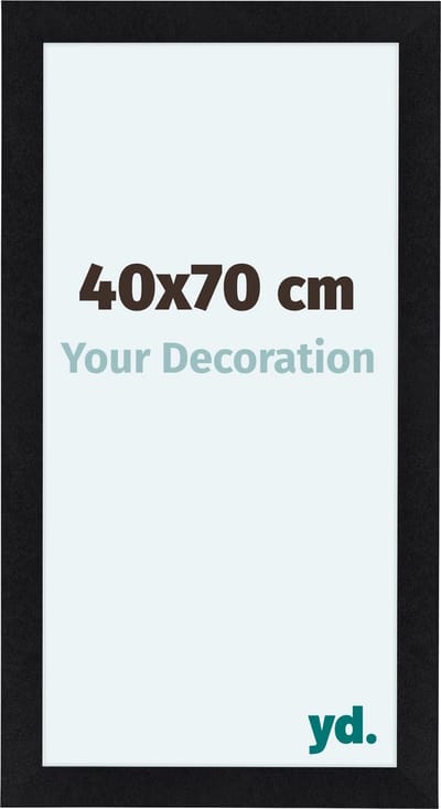 Your Decoration - Fotolijst 40x70 cm - MDF - Zwart Mat - Como