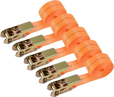 Stevige Spanbanden met Ratel - 4 Meter Lang en 25 mm Breed