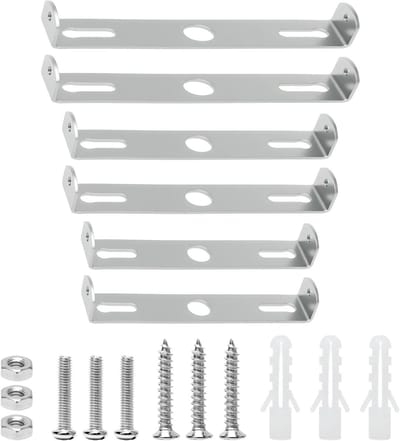 Plafondhouders voor lampen, lamphouder 90/100/105 mm, 9 stuks, met schroeven - accessoires voor plafondlampen, lampophanging in huis en kantoor.
