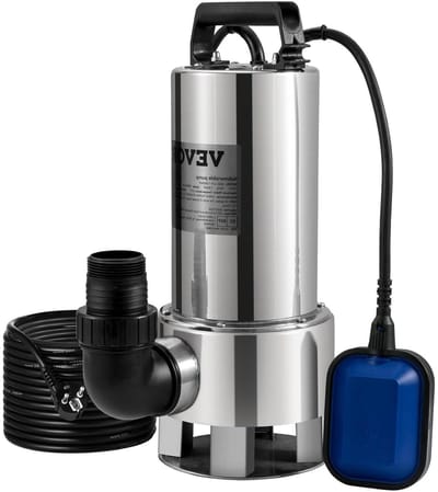 Dompelpomp - Afvoerpomp Vuil Water - Water Verplaatsen - Automatische Vlotterschakelaar - 333 L/Min - Zilver