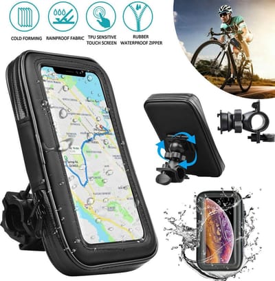 Telefoonhouder fiets - Fietstas | Universeel | Fietshouder | FIets Telefoon Houder | Waterdicht | Houder Fiets Telefoon | Fiets steun