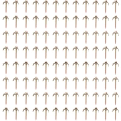 100 Stuks Heknagels 4,9 cm Compacte Eenvoudige Installatie Staaldraad Heknagels Schroeven voor Veld Tuin