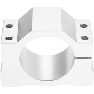 52mm Diameter Aluminium CNC Spindelmotor Montagebeugel Klem met Schroeven white