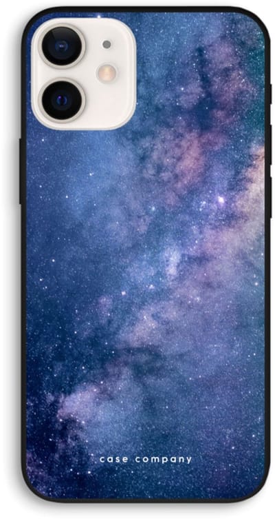 Case Company® - Hoesje geschikt voor iPhone 12 hoesje - Nebula - Biologisch Afbreekbaar Telefoonhoesje - Bescherming alle Kanten en Schermrand