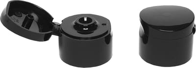 zwarte klepdop PP 28 - set van 10 stuks
