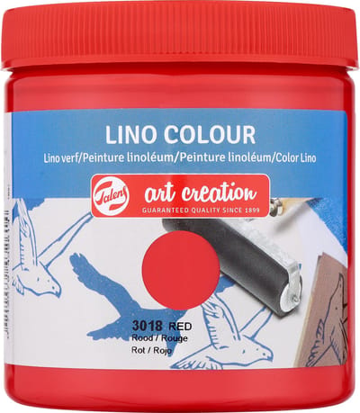 Talens Art Creation linoverf 250ml - Rood - linoleum - blockprint