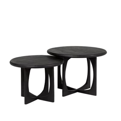 Starfurn - Salontafel Lou - Zwart - 70x70x50 cm