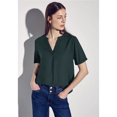 Blouse in effen kleur
