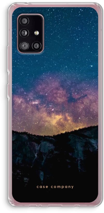 Case Company® - Hoesje geschikt voor Samsung Galaxy A51 5G hoesje - Travel to space - Soft Cover Telefoonhoesje - Bescherming aan alle Kanten en Schermrand
