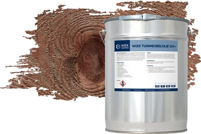 Wixx Tuinmeubel Olie UV+ - 1L - Donker Eiken