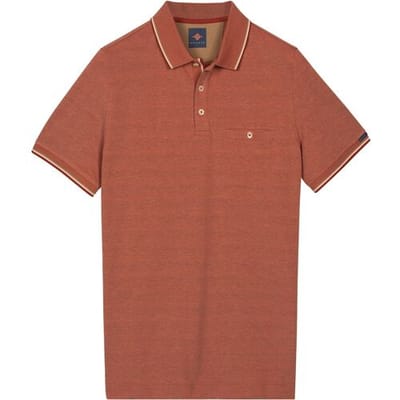 Baileys – Heren – Poloshirt – Korte mouwen – Oxford - Polo - Rood – 615205-34