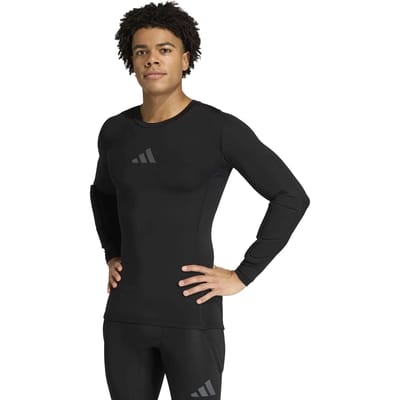 adidas T-shirt Doelrska Heren Padded Goalkeeper Base Layer Zwart - Maat S