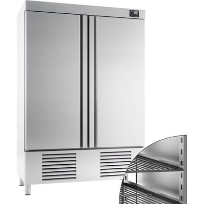 GGM Gastro Kühlschrank Edelstahl Premium PLUS - 1110 Liter - mit 2 Türen Zilver