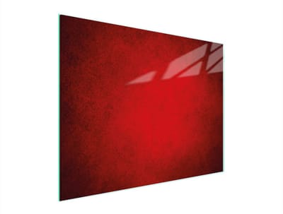 TMK ArtDeko Serie - Snijplank Glas - 52x40cm - Rood - Gehard Glas