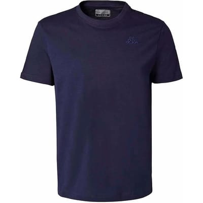 Kappa Cafers Slim T-shirt Met Korte Mouwen Blauw M Man