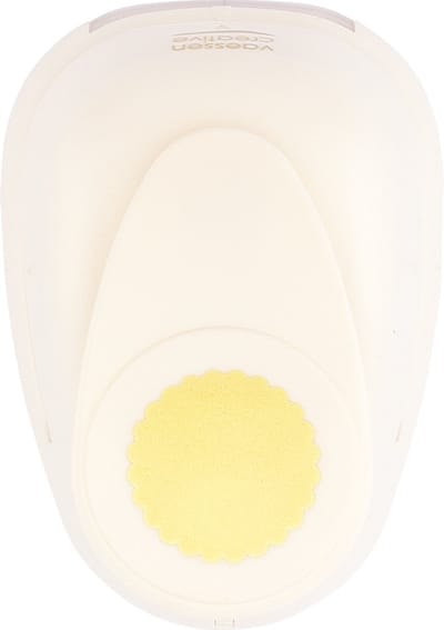 Vaessen Creative Pons - Figuurpons - Cirkel Geschulpt - Ø 3,8 cm