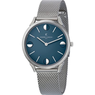 Pierre Cardin Pigalle Half Moon CPI.2013 Horloge - Staal - Zilverkleurig - Ø 40 mm