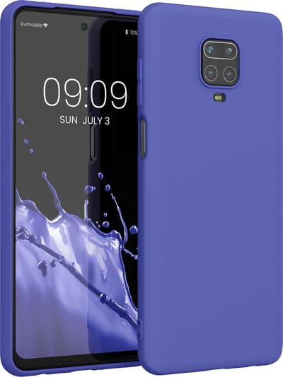 kwmobile telefoonhoesje geschikt voor Xiaomi Redmi Note 9S / 9 Pro / 9 Pro Max - Hoesje voor smartphone - Back cover in blauwpaars