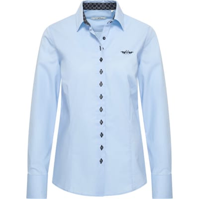 Hv Society - Blouse - Lightblue - S (36)