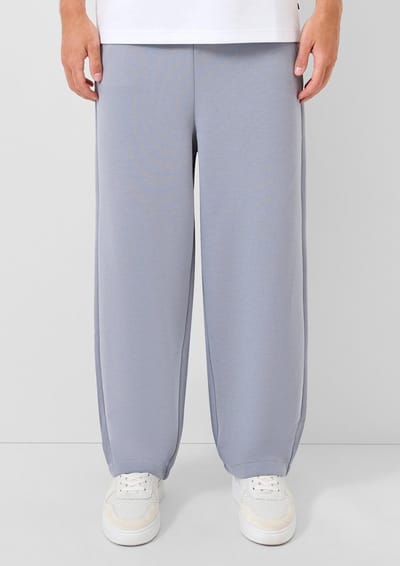Zachte joggingbroek met ruime pasvorm QS