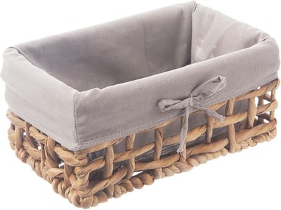 Opbergmand Natuurlijk 26,5x17x12,5 cm - Opbergbox - Opbergdoos - Wasmand