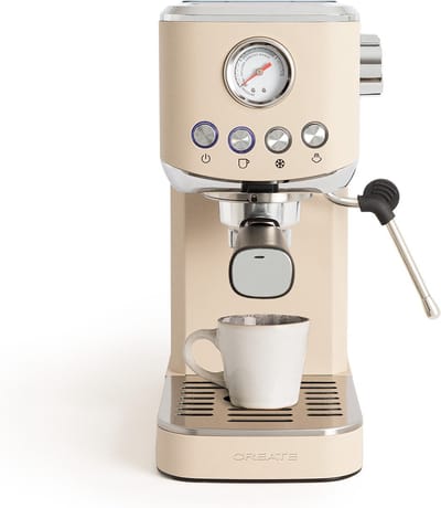 CREATE - Espressomachine met functie voor koude koffie - Zand - THERA CLASSIC COMPACT