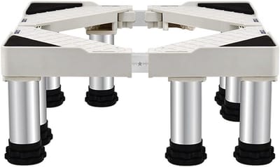 Verstelbare Apparaatvoet - Onderstel Droger Koelkast - Apparaten Verhoging - Roestvrij Staal Frame - 50-75cm Lengte