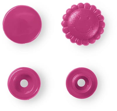 Drukknoop ColorSnaps Bloem 13,6 mm fuchsia - Drukknopen Color Snaps - Prym