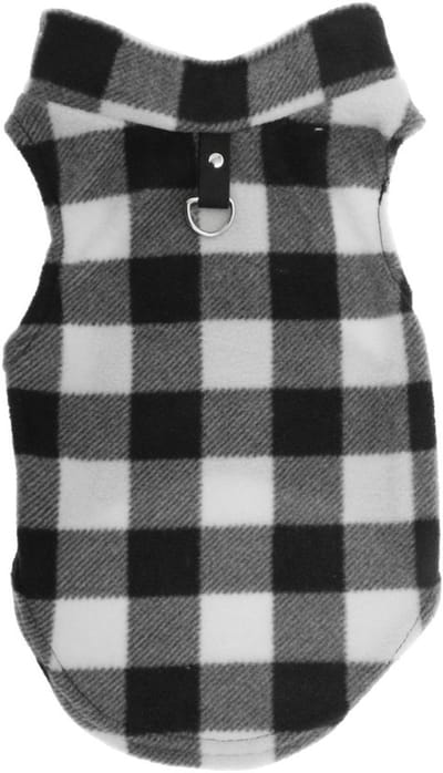 Warm Vest - Zacht Polarfleece - Hondennest/Kattenvest - Machinewasbaar - Lichtgewicht - D-ring voor Comfort - Hondenvest