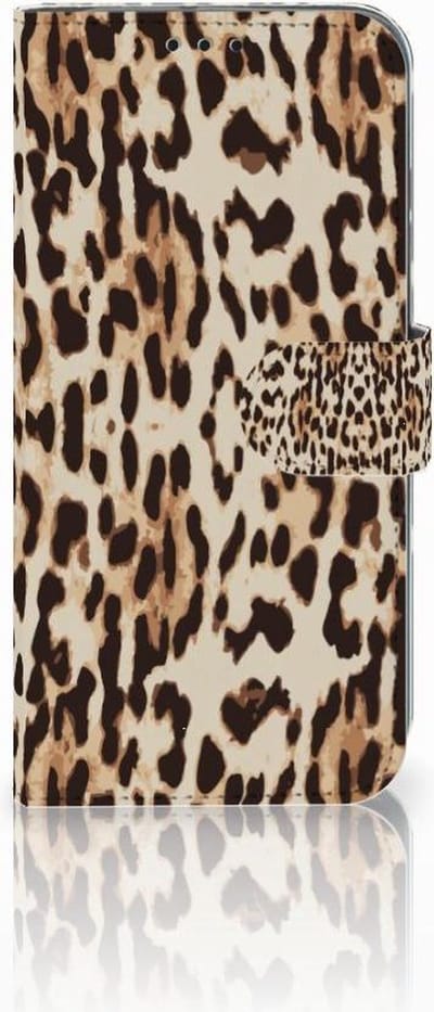 Honor 10 Lite Telefoonhoesje met Pasjes Leopard