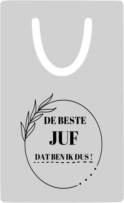 Hacebo® - beste juf dat ben ik dus metalen boekenlegger - Juf - leraressen - collega's - verjaardag - afscheidscadeau - geschenk - kado Bladwijzer boekenleggers - 7.6 cm x 5cm