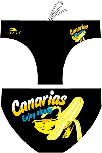 Turbo Banana Enjoy Slowly Zwemslip Zwart XL Man