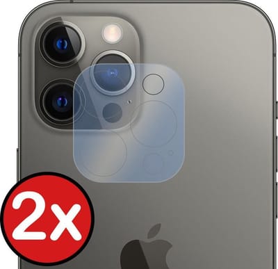 Camera Lens Protector - 2 Stuks - Geschikt voor Apple iPhone 13 Pro - Camera Screenprotector - Beschermglas - Gehard Glas - Tempered Glass - Screen Protector