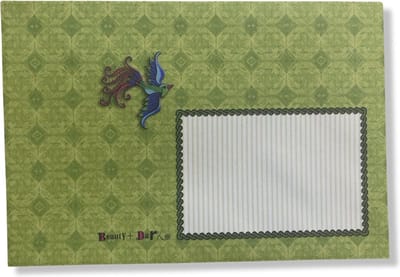 Cards & Crafts Luxe Gekleurde Enveloppen - 50 stuks - Groen / vogel - B6 -175X120 mm - 120grms - 50 enveloppen