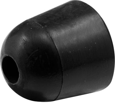 Schuifdeurbumper - Deurstopper - Deur beschermen - Rubberen constructie - 2 stuks - Zwart