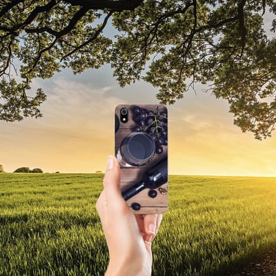 Xiaomi Redmi 7A Siliconen Case Wijn