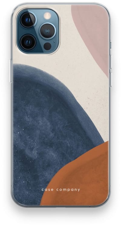 Case Company® - Hoesje geschikt voor iPhone 12 Pro hoesje - Geo #1 - Soft Cover Telefoonhoesje - Bescherming aan alle Kanten en Schermrand
