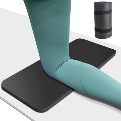 Dikke Yogamat 20 mm met Yogamatdrager voor Pijnvrije Knieën, Ellebogen, Polsen en Rug - Perfect voor Thuisgym, Yoga, Pilates en Buikspieroefeningen