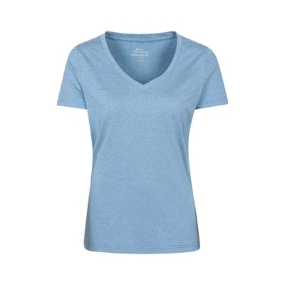 Mountain Warehouse Dames/Dames Vitaliteit V Hals T-shirt (Blauw)