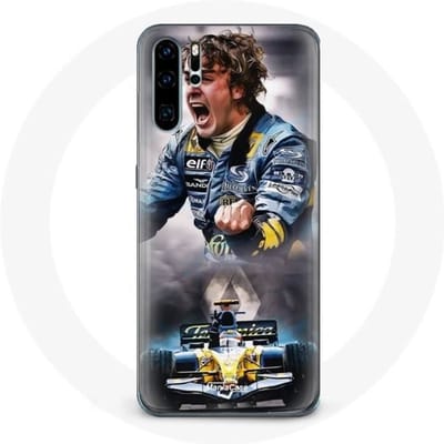 Coque pour Huawei p30 Formule 1 Fernando Alonso Pilote F1