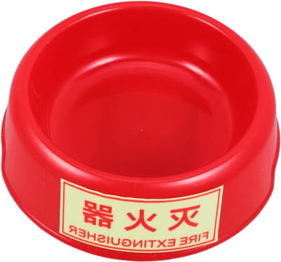 Brandblusser standaard - Blusser houder - Veilige opslag - Reflecterende identificatie - 13.7x12.5x4.7cm - Rood