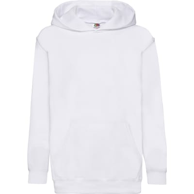 Fruit of the Loom Kinder/Kids Classic 260 Hoodie (Wit)