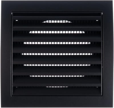 Rond Ventilatie Rooster 100 mm met Schuifregelaar en Insectenbescherming