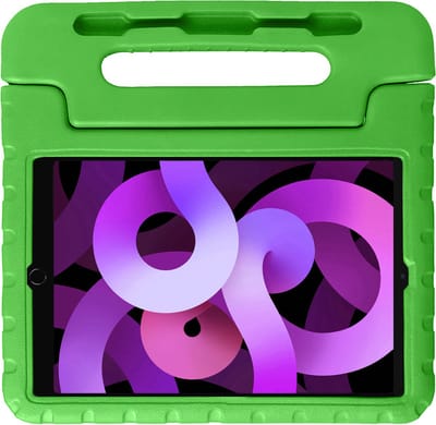 Hoesje - Geschikt voor Apple iPad Air 6 (2024) - 11 inch - 6e Generatie - M2 - Kinderhoes Shockproof Bumper - Kidsproof Case - Tablet Hoes - Kinder Hoes Cover - Groen