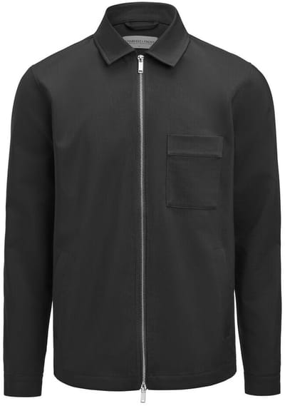 J.Harvest & Frost Modern Zip OvershirtOvershirt Heren 2962201 - Zwart - XS